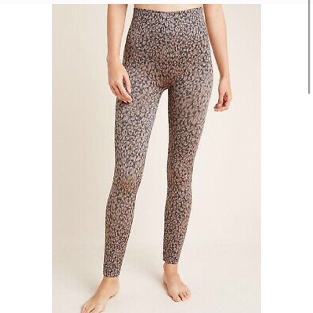 NWT Anthropologie Spanx Mini Leopard Legging